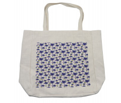 Palms and Stroked Rounds Shopping Bag