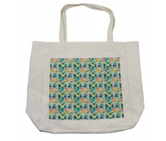 Hexagons Tiny Triangles Shopping Bag