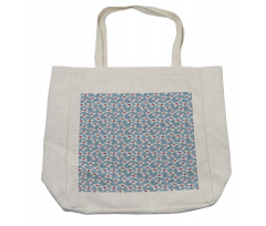 Floral Orchids Shopping Bag