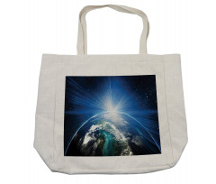 Astrophotography Rising Sun Shopping Bag