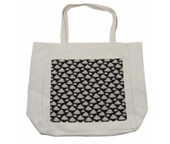 Ornate Trees Polka Dots Shopping Bag