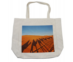 Camel Caravan Silhouette Shopping Bag