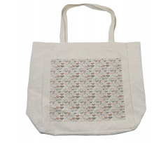 Hearts and Keys Shopping Bag