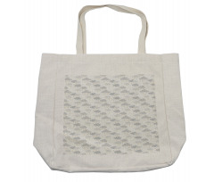 Dreamy Sky with Dots Stars Shopping Bag