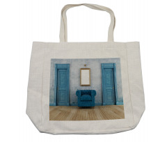 Empty Old Living Room Shopping Bag