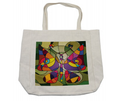 Abstract Butterfly Art Shopping Bag