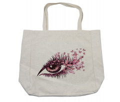 Fairy Woman Eyelashes Shopping Bag