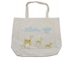 Simplistic Cheery Dogs Shopping Bag