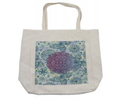 Eastern Motifs Ombre Shopping Bag