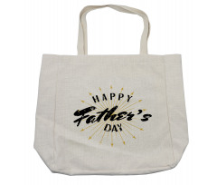 Cursive Text Boho Art Shopping Bag