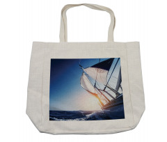 Sail Boat Adventure Sea Shopping Bag
