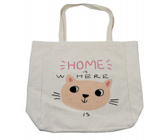 Home is Where Kitten is Shopping Bag