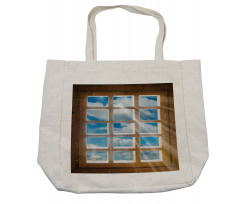 Window with Sunbeams Shopping Bag