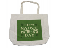 Happy Saint Patrick's Art Shopping Bag