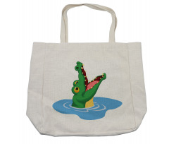 Animal Head out of Water Shopping Bag