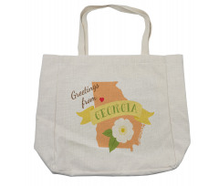 Greetings State Design Shopping Bag