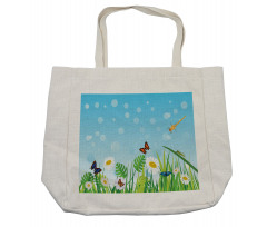 Sunny Grassland Shopping Bag