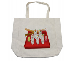 Japan California Rolls Plate Shopping Bag