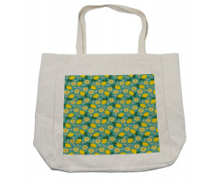 Rhythmic Citrus Blossoms Shopping Bag