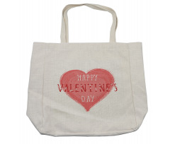 Floral Love Words Shopping Bag