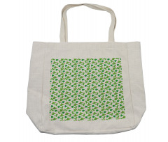 Floral Cacti and Circles Shopping Bag