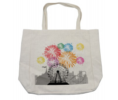 Fireworks Circus Fun Shopping Bag