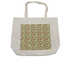 Birds Trees and Plants Shopping Bag