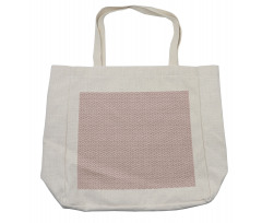 Retro Geometric Formations Shopping Bag