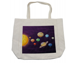 Planets Planetary Orbits Shopping Bag