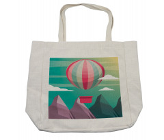 Polygonal Lines Shopping Bag