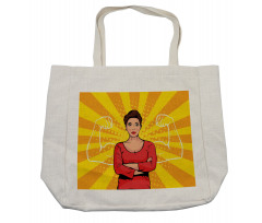 Strong Woman and Arms Shopping Bag