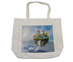 Dragon Castle Tower Shopping Bag