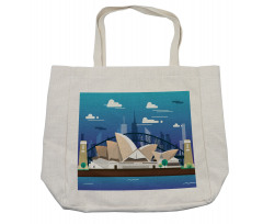 Sidney Opera House Bridge Shopping Bag