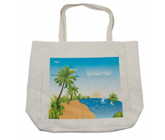 Summer Vibe Landscape Shopping Bag