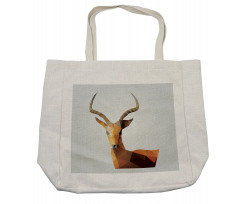 Low Poly Animal Portrait Shopping Bag