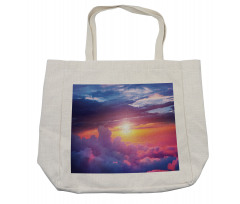 Sunset Sky and Clouds Shopping Bag