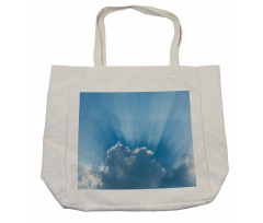 Sunburst Theme Lines Shopping Bag