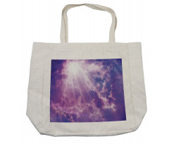 Heavy Clouds Sunlights Shopping Bag