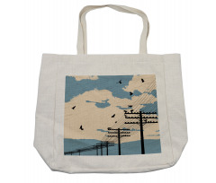 Modern Scene Shopping Bag