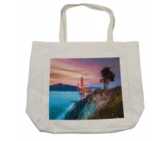 Golden Gate Bridge Tree Shopping Bag