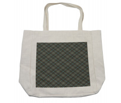 Classic Plaid Inspired Shopping Bag