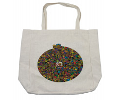 Old Mexican Kingdom Snake Shopping Bag