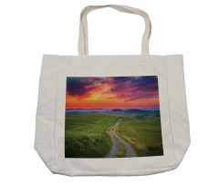 Tuscany Tangerine Sky Shopping Bag