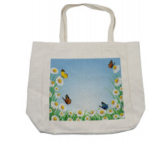 Daisy with Butterflies Shopping Bag
