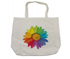 Hippie Daisy Spring Shopping Bag