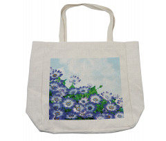 Wildflowers in Grass Shopping Bag