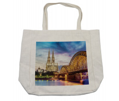 Old Bridge and Rhine Shopping Bag