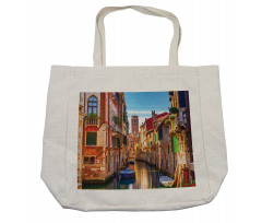 Venice Canal Cityscape Shopping Bag
