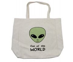 Out of This World UFO Being Shopping Bag