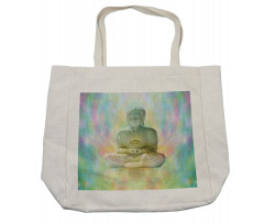 Colorful Blurred Backdrop Shopping Bag